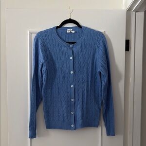 Blue Cable Knit Cardigan from Simon’s